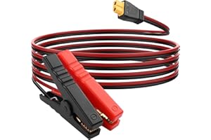 XT60 - Cavo a clip per alligatore YACSEJAO 16AWG XT60 con clip a batteria, 1,8 m