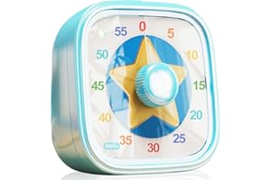 Acomingwin Timer Visivo Bambini alla Rovescia per la Gestione del Tempo dei Bambini, Timer da Cucina per Cucinare, Riunioni, Studio, Giochi, Esercizio - 60 Minuti