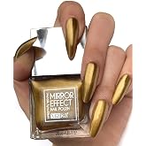Mara Metallic Mirror Effect Nail Polish Gold 15ml