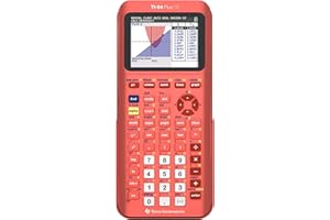 TEXAS INSTRUMENTS TI-84 Plus CE Color Graphing Calculator, Coral (Metallic)