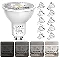GU10 LED Bulbs Cool White Dimmable 5W, 6500K, 365lm, No Flickering, Energy Saving Led Bulbs, Equivalent 40-50W GU10 Halogen Spotlight Bulbs, 10 Pack