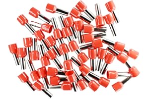 AFELD ELEKTRO Confezione da 50 tappi isolati, 10 mm², colore: Rosso