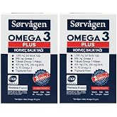 Sorvagen Omega 3 Plus 1200 mg Norve&ccedil; Balık Yağı 2 Adet