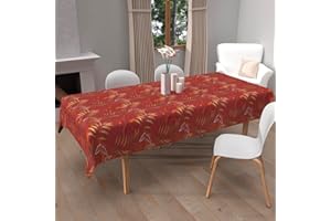 Soleil d'ocre, Nappe imprimée Anti-tâches Rectangle 140x200 cm Flores