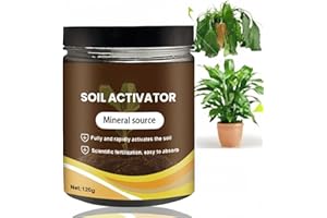 RUOJIAR 120g Soil Pro Activator,Organic Soil Activator & Plant Fer/tilizer,Multifunctional Soil Revitalizer,Soil Activator Treasure for Plants,Dirt Health Booster,Lawns And Gardens,Promote Plant Rooting
