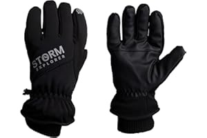 ‎STORM EXPLORER Storm Explorer - wasserdichte Winterhandschuhe „Polar“ für Herren & Damen - Skihandschuhe mit Touchscreen - Warme Winter Handschuhe - Winter Gloves for Men - schwarz