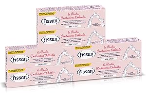 Fissan Pâte de protection douce, traitement apaisant anti-irritations et rougeurs, 6 pièces de 100 g