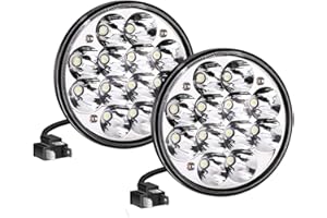 OURBEST LED H5006 Headlight， 5.75" Headlight High/Low Beam 5-3/4 Headlight Spotlight Sealed Beam Replacement H5006 4000 4040 5506 H651/H466 Chrome 2 PCS