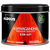 Ashwagandha KSM-66&reg; Organic - Maximum dose 600mg - Wellness - Vegan | 100 d&iacute;as - 100% Pura - Mejora el Estado de &Aacute;nimo y Rela