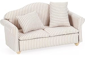 PINYENR Puppenhaus Möbel,Mini Sessel Miniatur Sofa Puppenhaus Sofa Dollhouse Sofa Ausstattung für Mini Puppenhäuser