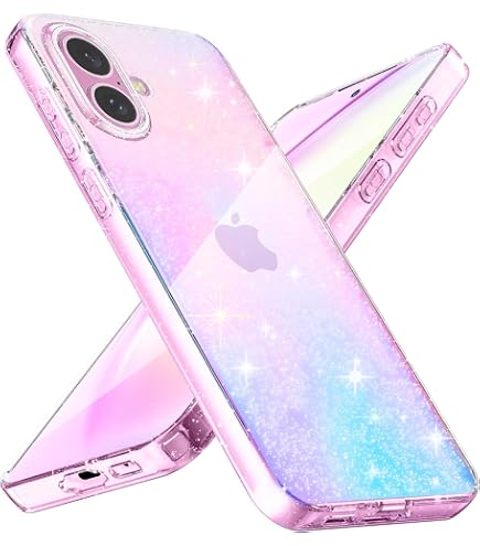 Handyhülle Für IPhone 16 Plus – Glitzernde 3-Schicht-Schutzhülle Für Mädchen & Frauen