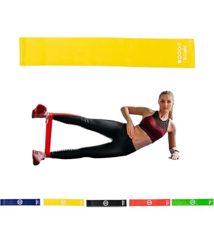 Fasce Elastiche Fitness 5 Livelli - Con Borsa, Per Yoga, Palestra, Riabilitazione - Foto 9