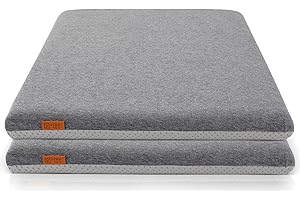‎DYNMC YOU Sitzkissen Stuhl 40x40 cm im 2er Set – Sitzkissen Outdoor mit Memory Foam -Sitzkissen für Indoor & Outdoor Nutzung – Mittelhart H3 Sitzpolster Gartenstuhl Balkon Terrasse – Garten Sitzpolster Grau