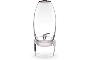 ‎VITAJUWEL VitaJuwel Grande | Wasserspender mit Glaskaraffe und Glassockel (Edelsteinphiole separat erhältlich)