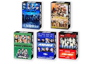 ZHENGGE 5 Pack/150 Pcs ATEEZ Lomo Card Kpop Photocards Greeting Card with Postcards