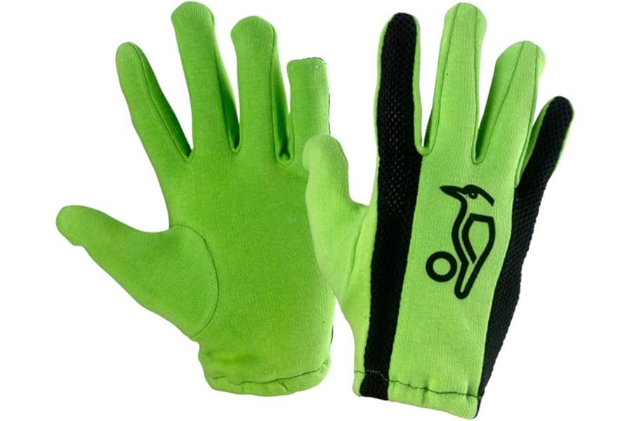 Kookaburra Full Glove Cricket Batting Inners | Green/Black
