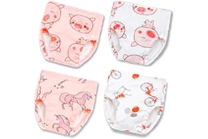 JOYO ROY Trainerhosen Töpfchentraining Kleinkinder Töpfchen Trainingshose Mädchen Wasserdichte Trainingshöschen zum trocken werden Mädchen Töpfchentraining Waschbare Trainingshose Mädchen Unterwäsche Mädchen