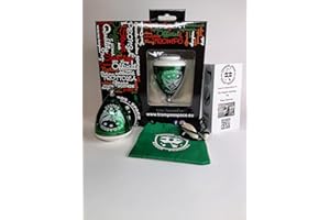 trompos space- Pegasus Roller Gerardo Montero y Javi De María Peonza, Color Verde, Mediano (PRVCU)