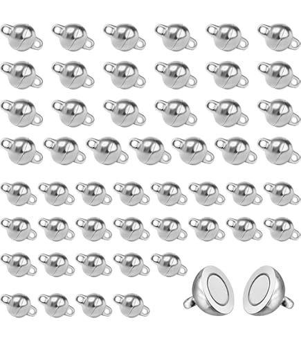 Magnetverschluss Mit Karabiner In Silber ❤️️ OUTLET - Foto 3