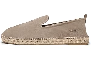 FRED MARTIN COLLECTION, Herren Espadrilles aus Wildleder mit Jutesohle und Lederausstattung