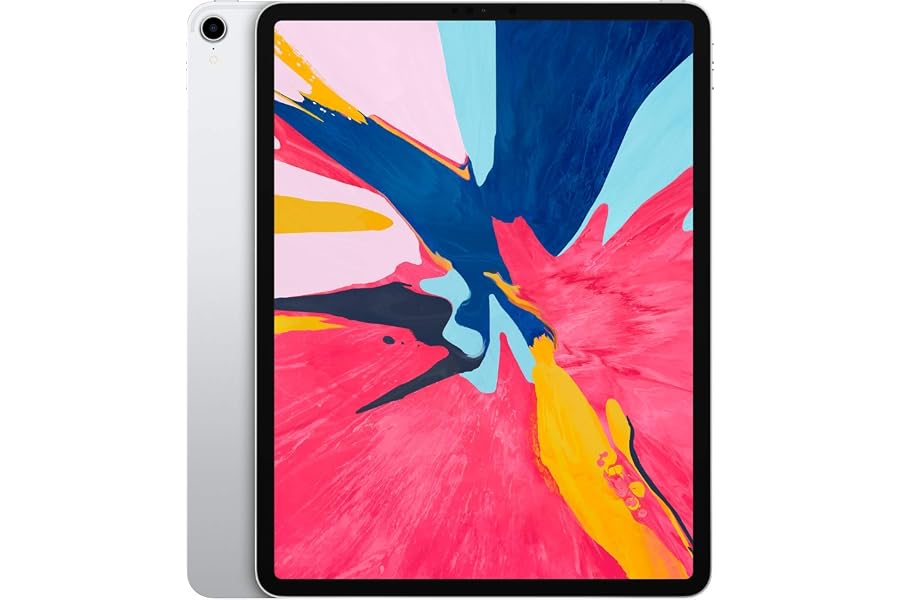 Apple iPad Pro 2018 (12,9-zoll, Wi-Fi, 64GB) Silber (Generalüberholt)