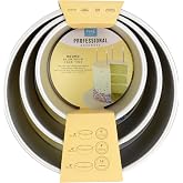 PME Round Molds 6, 8, 10" x 4" Height, Set of 3, RNDB68104