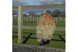 Rhinegold Monarch Small Hole Haynet-44-Red/White/Blue