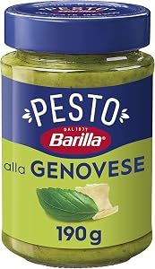 Barilla Pesto alla Genovese con Basilico Fresco Italiano e Parmigiano Reggiano DOP 190 g