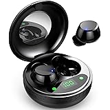 Wireless Headphones, lecover Wireless Earbuds Headphones with Mic, Mini Bluetooth 5.0 Headphones In Ear with Charging Case, I