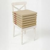 Xpermate 6&rsquo;lı Sandalye Minderi 40x40 cm Fermuarlı Su İtici Leke Tutmaz Bağcıklı Bah&ccedil;e Balkon Minderi Seti