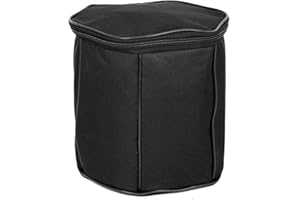 Aprilsunnyzone Hexagonal Accordion Bag,For Beginners,Concertina Gig Bag Carry Case,Oxford Cloth Accordion Case Thick Padded, Zips,Double Layer Liner