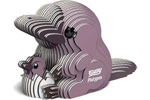 EUGY 048 Ornithorynque. Eco-Friendly 3D Paper Puzzle