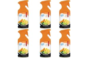 Fresh & More Raumspray Lufterfrischer Fresh Orange 250ml, (6er Pack)