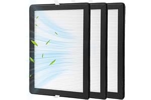 Kigniote 3 Pack HEPA Filter Compatible with MeacoDry Arete One 10L &12L Dehumidifier and Air Purifier 2 in 1 H13 Hepa Filter Replacement für MeacoDry Arete One (21x15.5x1cm)