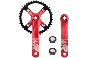 MEGHNA Juego de bielas para bicicleta de 170 mm, 42T, universal, para bicicleta de montaña y BMX de 6/7/8/9/10/11