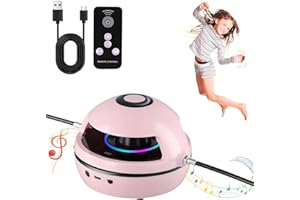 LUQIXCEY Elektronische Springseil Maschine mit Zähler für Kinder, Smart Jump Rope Machine mit Fernbedienung 10 Geschwindigkeitsstufen,LED-Bildschirm,Bluetooth Musik,Farblicht,Smart Workout Skipping Rope