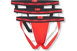 HUGO Herren Planet Three Pack Jock Strap Tiefschutz