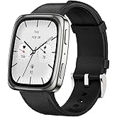 Amazfit Active 2 Square (Smartchoice), 2000 Nits Bright AMOLED Display, Built in GPS, 10Day Battery, Android & iPhone, Accurate Readings, BT Call, Sle
