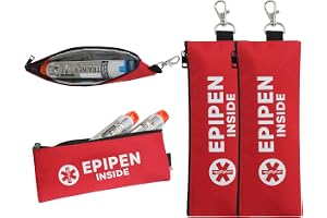 YOUSHARES EpiPen bärbart pennfodral: Nödväska för viktiga läkemedel för allergi och diabetes (2
