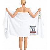 Komfortec Large Bath Towel 100x200 cm, Bath Sheet 100% Cotton | XL Towel Soft and Highly Absorbent, Quick-Drying, OEKO-TEX Ce