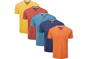 Charles Wilson Pack de 5 T-Shirts Unis à Col V