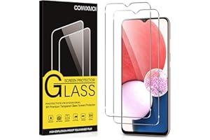 Coiwxmoi Pancerna folia ochronna na wyświetlacz Samsung Galaxy A13 4G/5G A12 / A04S folia ochronna o twardości 9H, odporna na zarysowania, ultra przezroczysta folia ochronna na wyświetlacz, szkło
