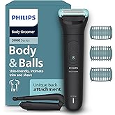 Philips Body Trimmer for Men Private Parts, Removes Back Hair, Skin Safe Grooming, Clinically Tested for Sensitive Skin, 100