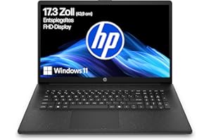 ‎HP HP Laptop mit 17,3" FHD Display, AMD Ryzen 7 7730U, 16 GB DDR4 RAM, 512 GB SSD, AMD Radeon-Grafik, Windows 11, QWERTZ, Schwarz inkl. 25 GB Dropbox-Speicher für 12 Monate