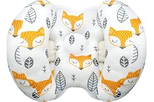 KAKIBLIN Cuscino di supporto per la testa del bambino, cuscino 2 in 1 per il collo del bambino, cuscino da viaggio per passeggino, supporto per il collo del neonato, cuscino regolabile per la testa