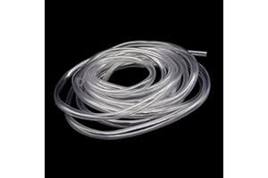 LAVMHAB Klarer PVC-Schlauch 2mm Innendurchmesser x 4mm Außendurchmesser – 9m Flexibler Vinylschlauch für Wasser, Luft & Aquarium, Leichtes Kunststoffrohr