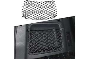 DIYUCAR Borsa portaoggetti laterale per bagagliaio posteriore dell'auto, con elastico a rete, per Mercedes-Benz Smart 451 Fortwo 2009-2015