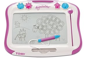 Megasketcher Tomy Games E73512 - Pizarra magnética de dibujo, color morado