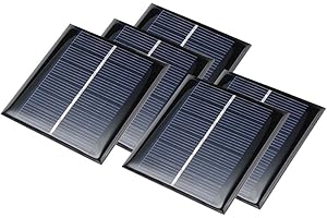 UXCELL sourcingmap® 5Stk 2,5V 100mA Poly Mini Solar Paneel DIY für Phone Spielzeug Ladegerät