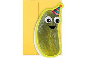 Hallmark Funny Birthday Card (Paper Pickle) for Friend, Coworker, Sibling